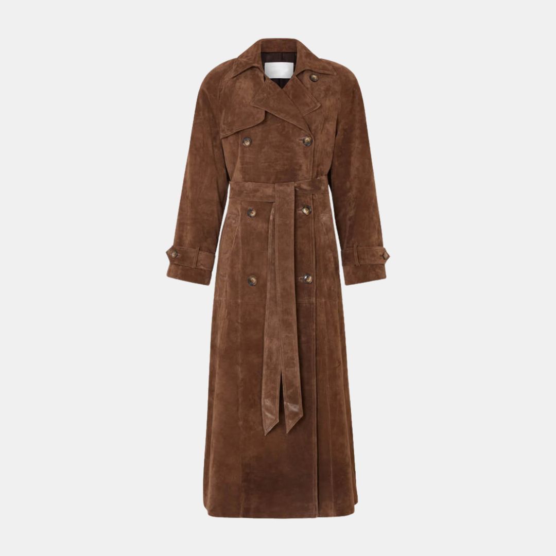 Emma | imitatiesuède trenchcoat